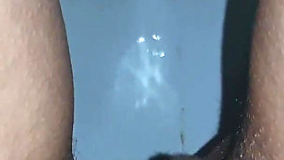 In a Public Toilet, I Jerk off and Pee at the Same Time