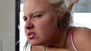 Ear Fetish - by Nia Black and Her Slave Kornelia Blond