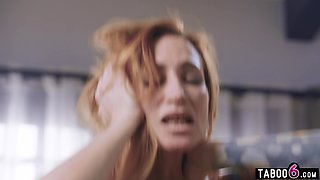 Widow MILF comforted by young neighbor
