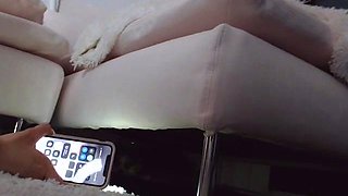 Cute blonde amateur webcam teen masturbating