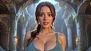 Temple Lust - AI Futanari Animation from Vyrisa