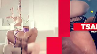 Big Dick TS Dominates Cis Male in Double Penetration Anal Threesome Pound Fest