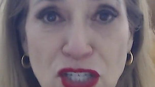 Step-gr*nny Face Fucked Cum Dump