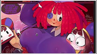 Pomni Takes Care Of Her Dick - Pomni And Ragatha Anti Abstraction Methods - Ryzryz With Car Toon