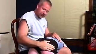Double handjob in young on old amateur clip