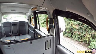 Beauteous Antonio Black and Jess Scotland's faketaxi porn