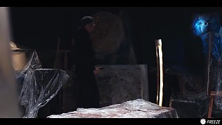 Female Security Girl Tricked Into Giving Handjob - Italian Babe Time Stop Freeze Porn With Freeuse Fantasy, Sam Bourne And Layla Scarlett