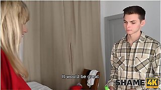 Mature With Big Tits Needs Dicking Thats Why She Seduces Neighbor