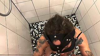Nick Morris Pissed on Tattooed Slut Foxy Elise