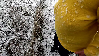 Iced tits slapped warm