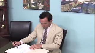 Alexis Texas Makes her Slave Employee Worship Her Boots