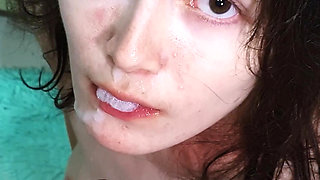 Babe Decided to Lock Herself in the Bathroom to Masturbate, but as Soon as She Was Noticed, She Immediately Suggested Having Sex