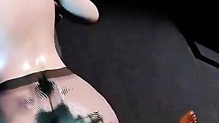 The Goddess of Dreams: Curves in Virtual Motion - 3D Animation Hentai