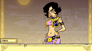 Goddess trainer gives a demonstration of herself