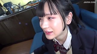 Uniformed Cross-Dressing Trap's Ejaculation and Bondage x3xFE5160D440466371FA