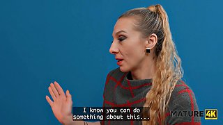 MILFs Pussy Relaxes Mans Tense Muscles