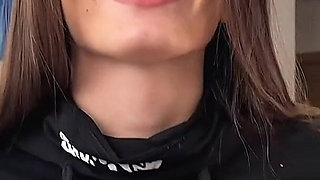 Hot Teen 18yo Brunette Gives Hardcore Sloppy Blowjob Till My Dick Cant Take Anymore in POV