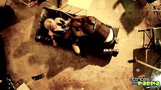 Small tits action with squeaky Nora Barcelona from ADP Tube