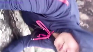A mega-slut with monstrous bosoms picks up a young man on the beach and has fuck-fest in front of everyone.