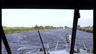 Chubby Amateur Babe From Germany Pleasing Two Cocks on the Boat