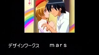 Hot busty anime teens flying around