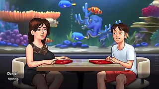 Summertime Saga Hentai: Busty Stepmom Fucked Hard by Big Dick After Date