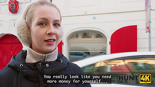 HUNT4K. He wants a new car, and she wants a Big Dick and Rough Sex with a Stranger