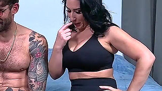 Voluptuous MILF Cheeks Clapped Hard!