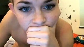 Close up teen masturbation