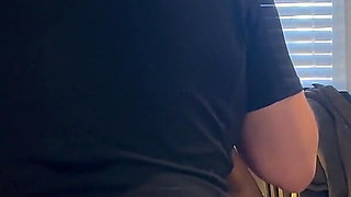 Striptease and Pantyhose Change. Hard Fucking in Ripped Dark Pantyhose