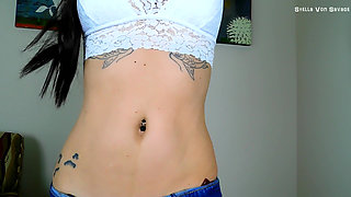 Neighbor's Belly Button Captivation JOI