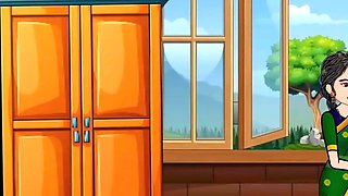 Husband Wife and Maid Gangu Bai Ki Chudai Ki Story, Hindi Cartoon Sex Story