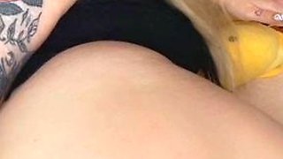 Solo booty assed babe pussy fingering masturbation in hi def