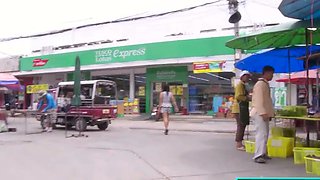 Picking up hairy pussy amateur Thai MILF