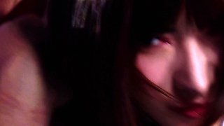 Big boobed busty girl make this self shot video
