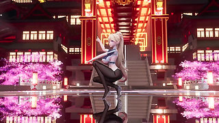 mmd Marionette Erotic Uniform Black Stockings