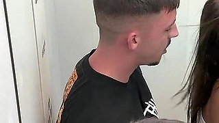 We Fuck in the Elevator and a Neighbor Catches Us