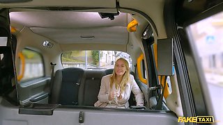 Boss female with Big Boobs wished my cock - faux cab