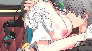 Honkai Star Rail - Ruan Mei X Caelus Passionate Sex - 3D Hentai Animation