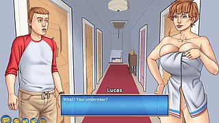 Landlady's naked surprise ignites wild, naughty passionate intimate play