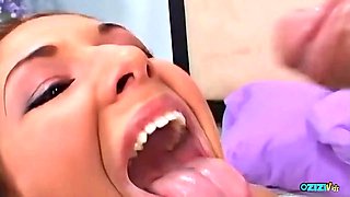 Lucky Guy Pounds Isabellas Ass Hard on the Bed