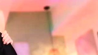 Big Tits Tranny Jerking her Big Hard Cock