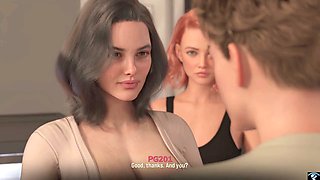 Stepmother animated sex in a 3D game with Porngame111