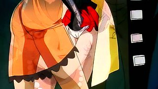 Outdoor pleasure with sex toys in hentai video