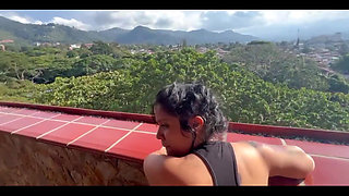 I Fuck My Wife's Stepdaughter at Home While She's Not Home, I Cum in Her Mouth. Homemade Mexican