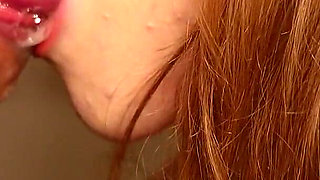 Close up Blowjob with Cum in Mouth