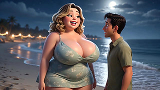 "Curvy Girl Flew For Holiday Sex - She Promised To Return" "Short Film