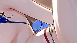 Step Stepsister's Fireworks Creampie While Everybody Watches Outside - Ai Animation