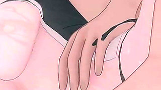 3D Hentai Ado Rebellion Silenced Bound Edgy Girl POV Sandwich DP 4k60fps