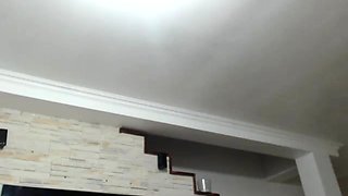 Big boob brunette masturbates on webcam